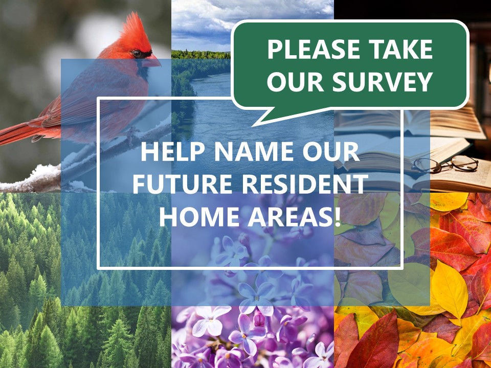 Help name our resident home areas graphic